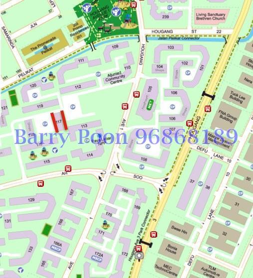 Blk 117 Hougang Avenue 1 (Hougang), HDB 3 Rooms #135357672